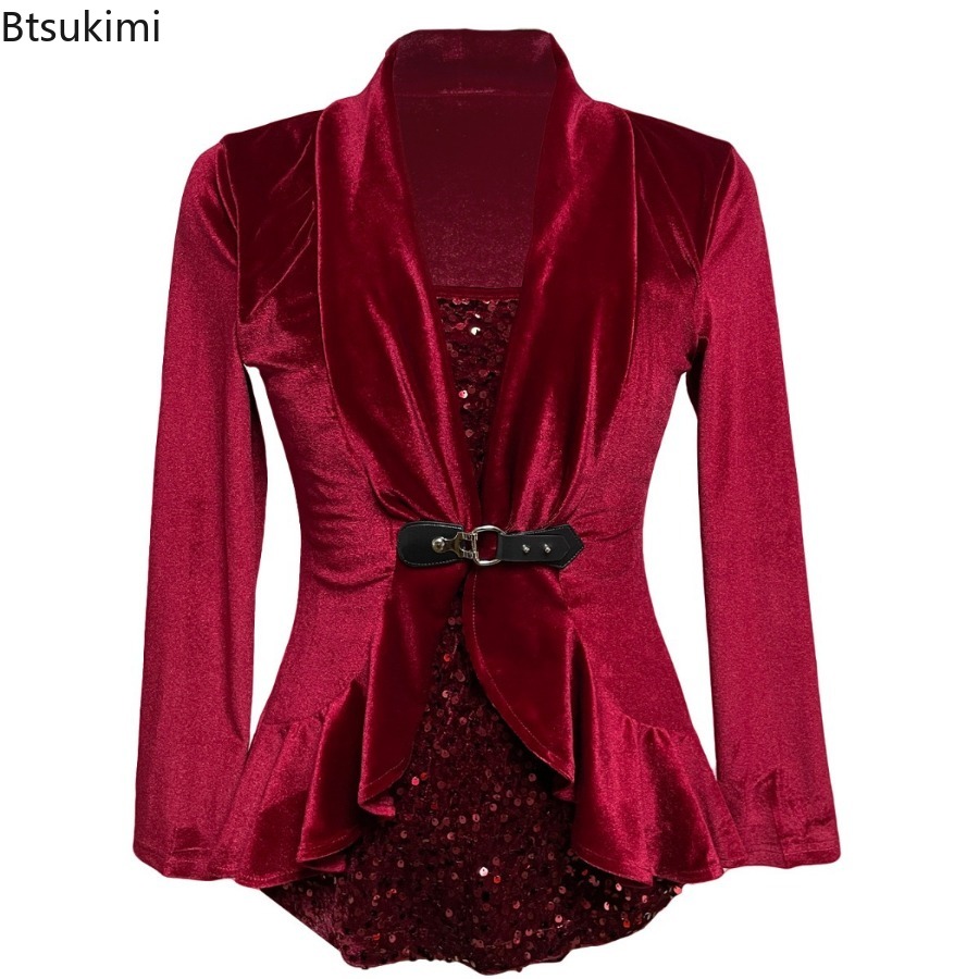Women Formal Wear Stitching - 2026 Nowa Damska Modna Seksowna Bluzka