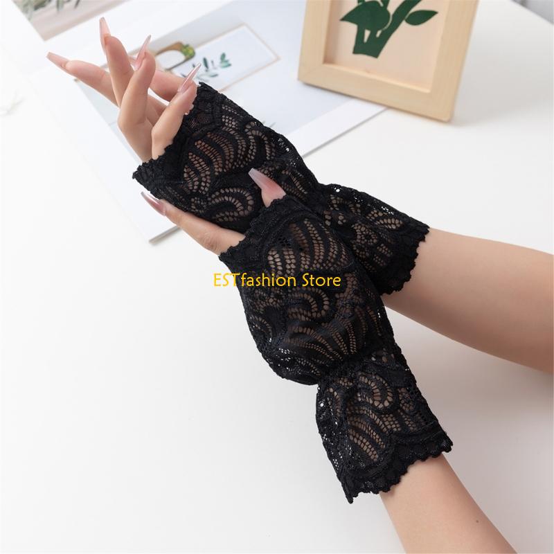 Women'S Formal Wear Accessories - Y5GC Koronkowe odpinane rękawy Mankiet Warstwowe