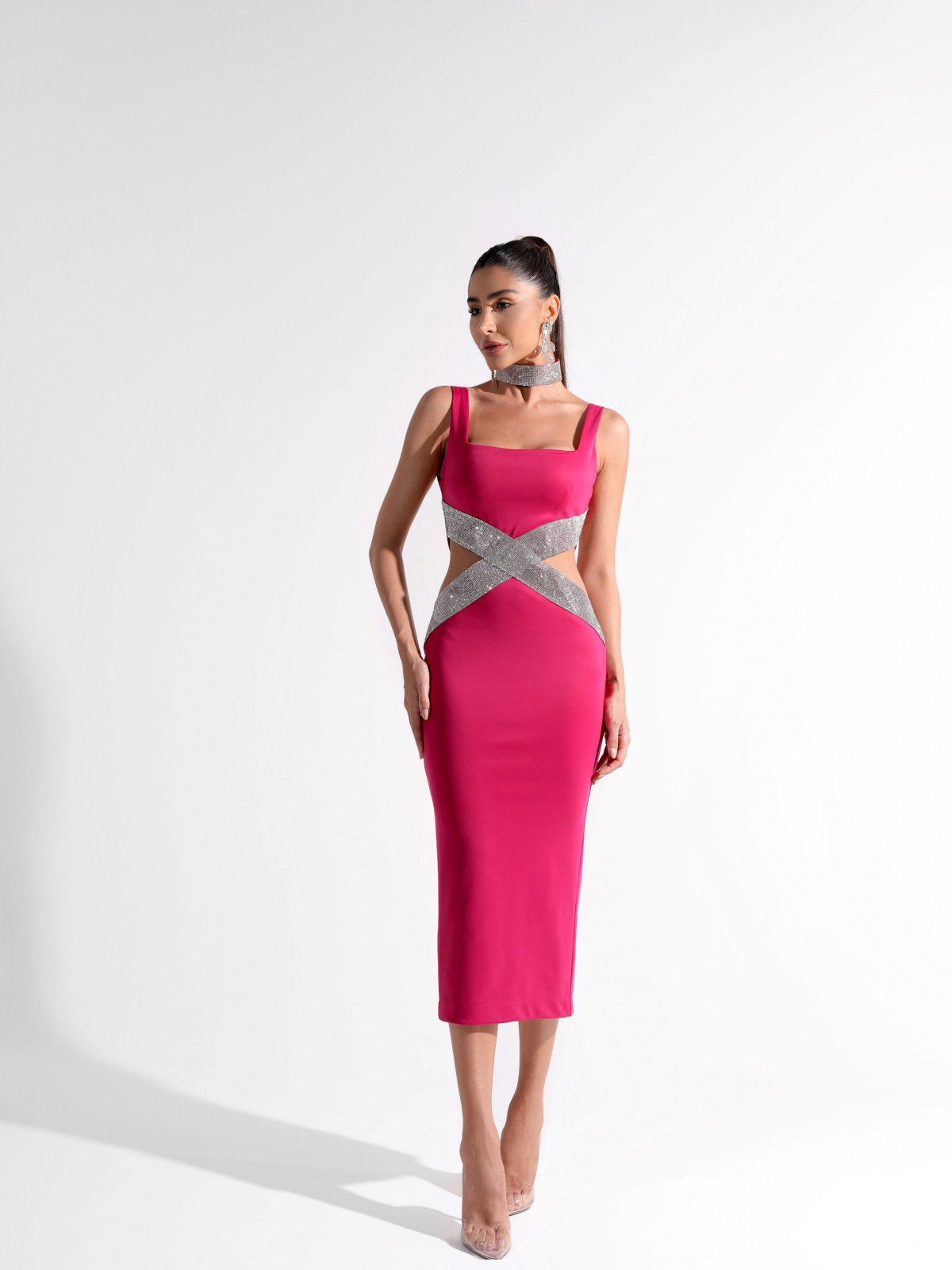 Sukienka bandażowa bez rękawów – Women Formal Wear H&M recenzja i cena