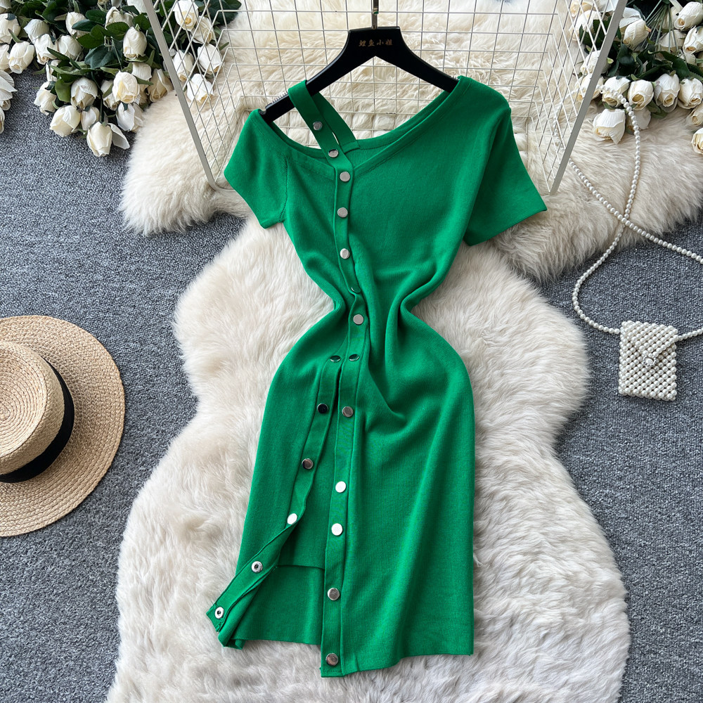 Sukienki damskie do połowy łyd – Wrap Dress Work recenzja i cena