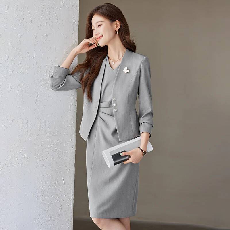 Eleganckie damskie marynarki b – Women Formal Wear Stitching recenzja i cena