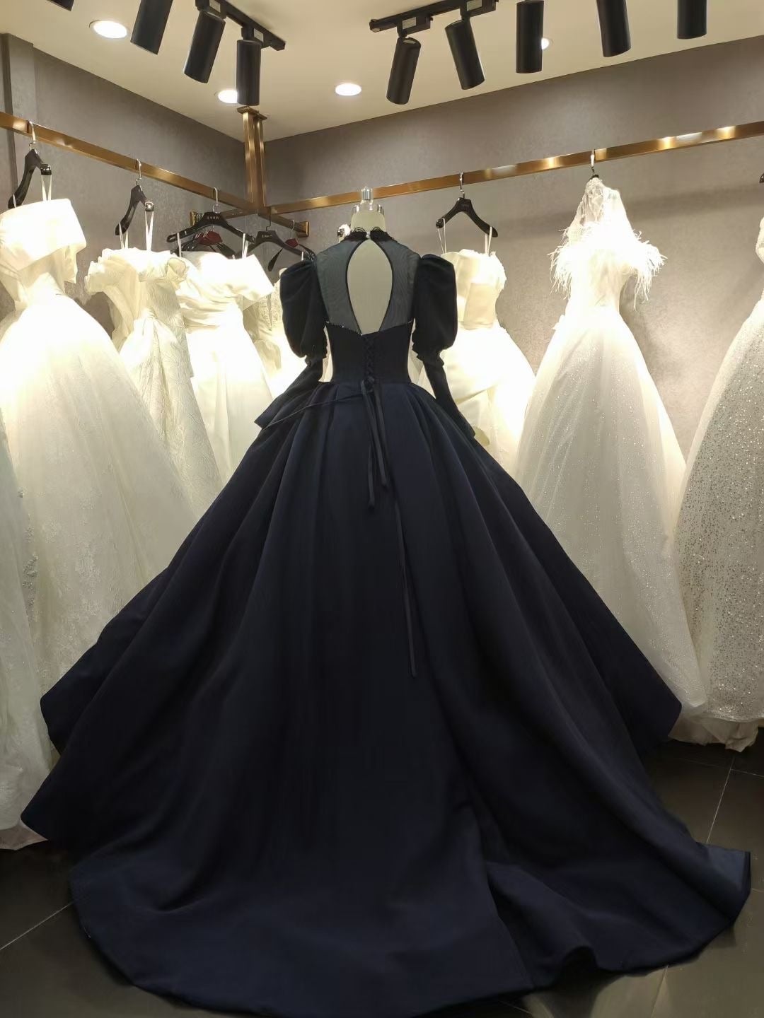 Gotycka Czarna Suknia Ślubna P – Women'S Gothic Formal Wear recenzja i cena