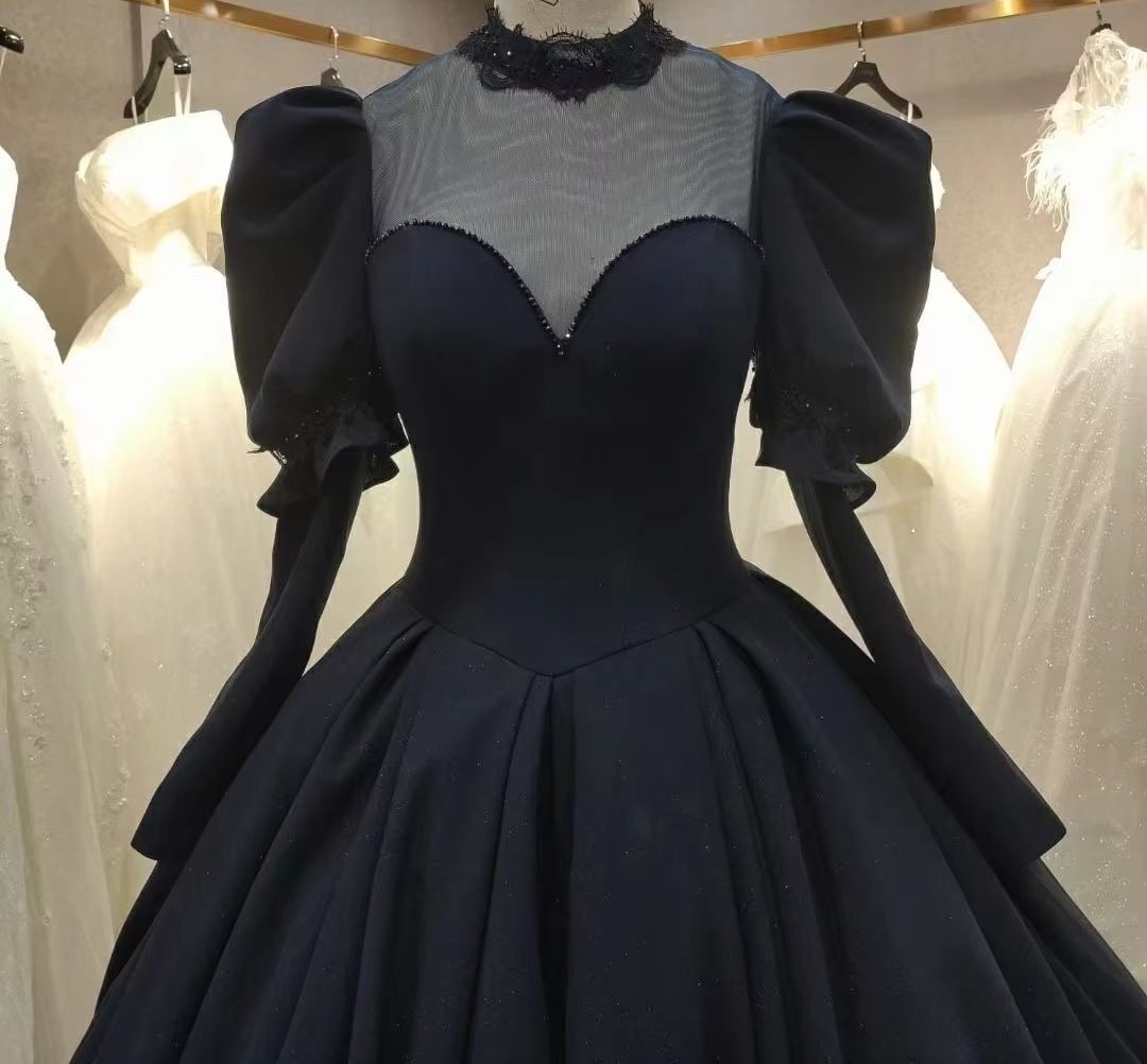 Gotycka Czarna Suknia Ślubna P – Women'S Gothic Formal Wear recenzja i cena