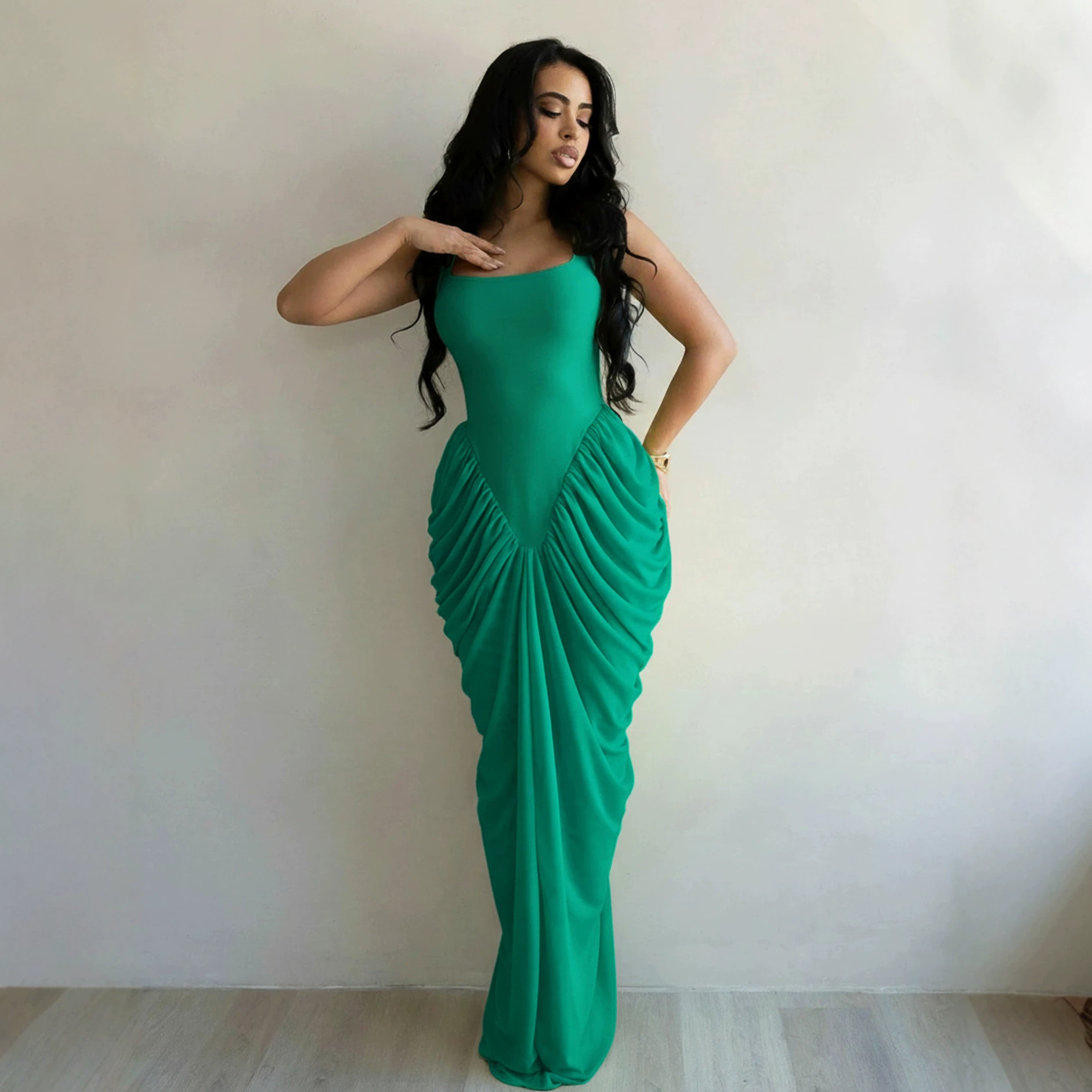 Długa Sukienka Damska Suknie S – Wrap Dress Work recenzja i cena