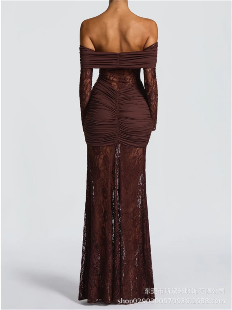 Seksowna Koronkowa Sukienka na – Women Formal Party Wear Dress recenzja i cena