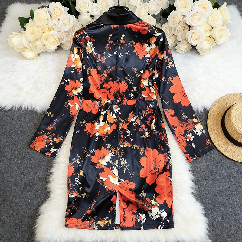 Sukienka midi z kwiatowym nadr – Women Formal Wear H&M recenzja i cena