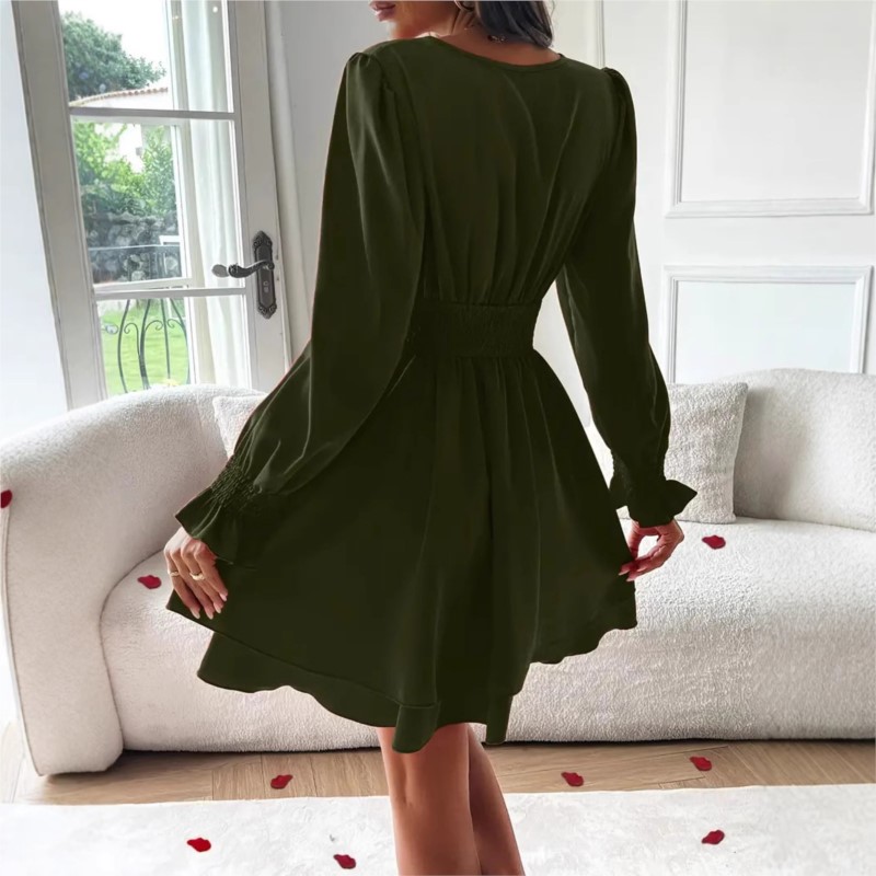Sukienki 2025 Odzież Damska De – Wrap Dress Work recenzja i cena
