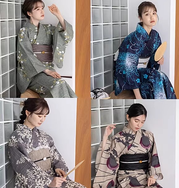 Japońskie kimono / yukata dla  – Women Formal Wear Photoshoot recenzja i cena