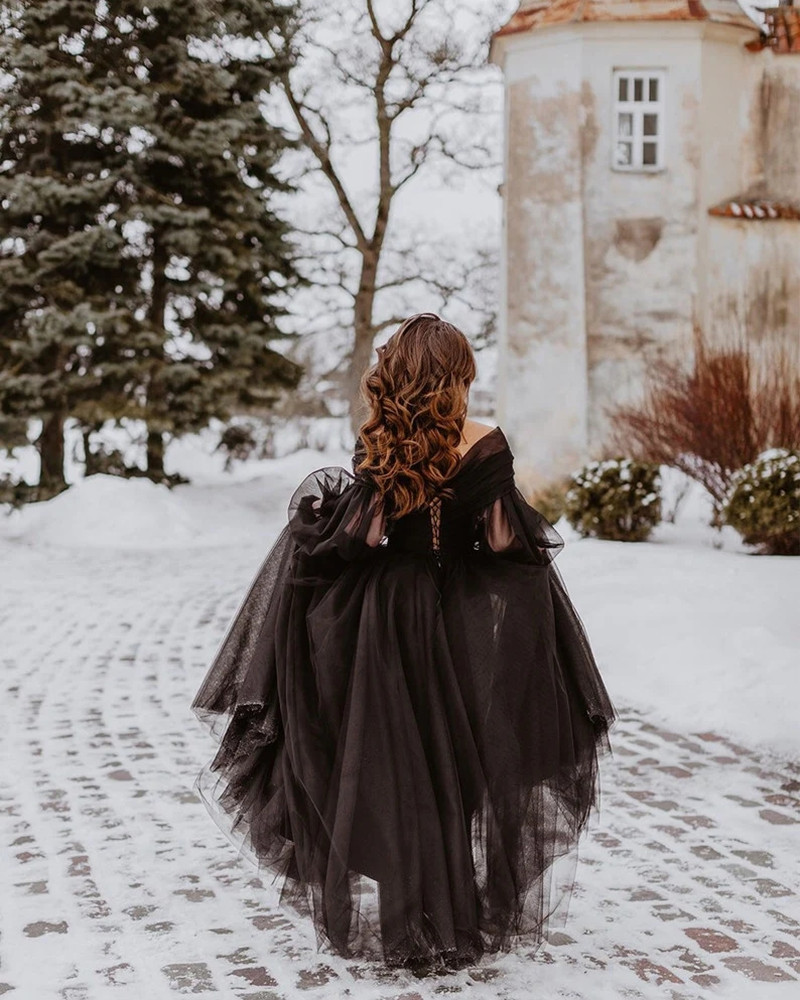 Dostosowane gotyckie czarne su – Women'S Gothic Formal Wear recenzja i cena