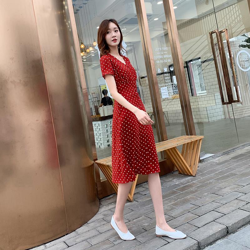 Szyfonowa zarzutka kobiety suk – Wrap Dress Work recenzja i cena
