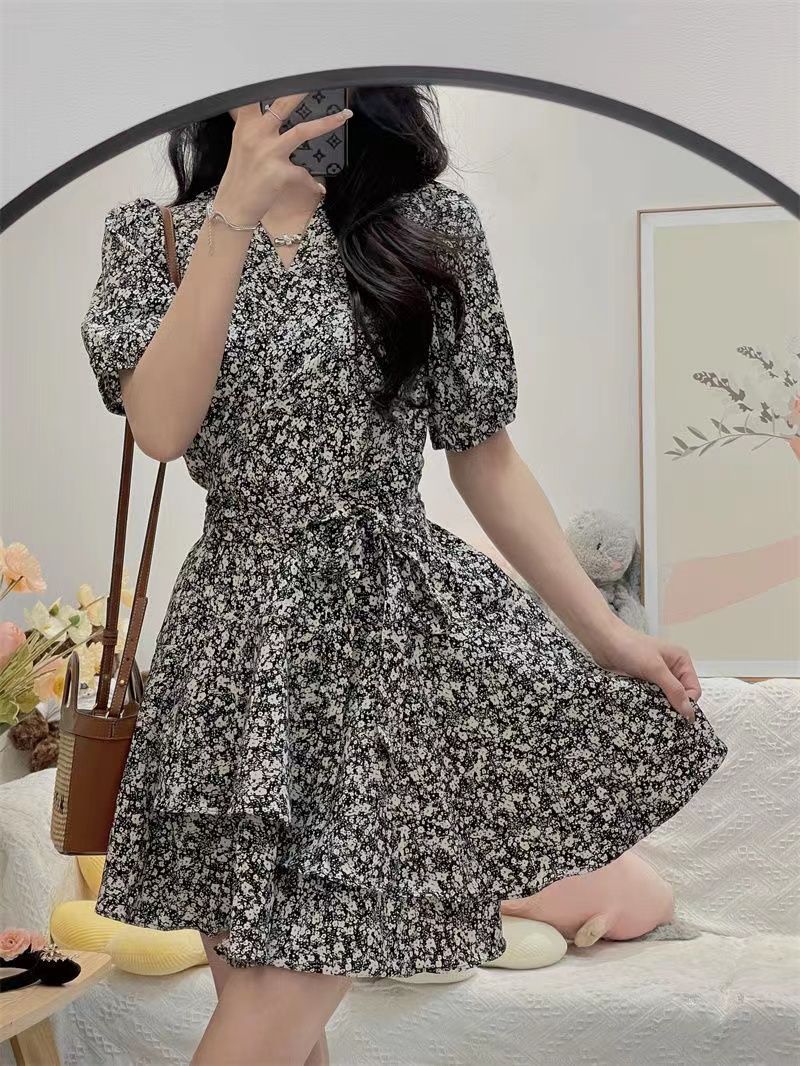 Mała stokrotka Bodycon damskie – Wrap Dress Work recenzja i cena