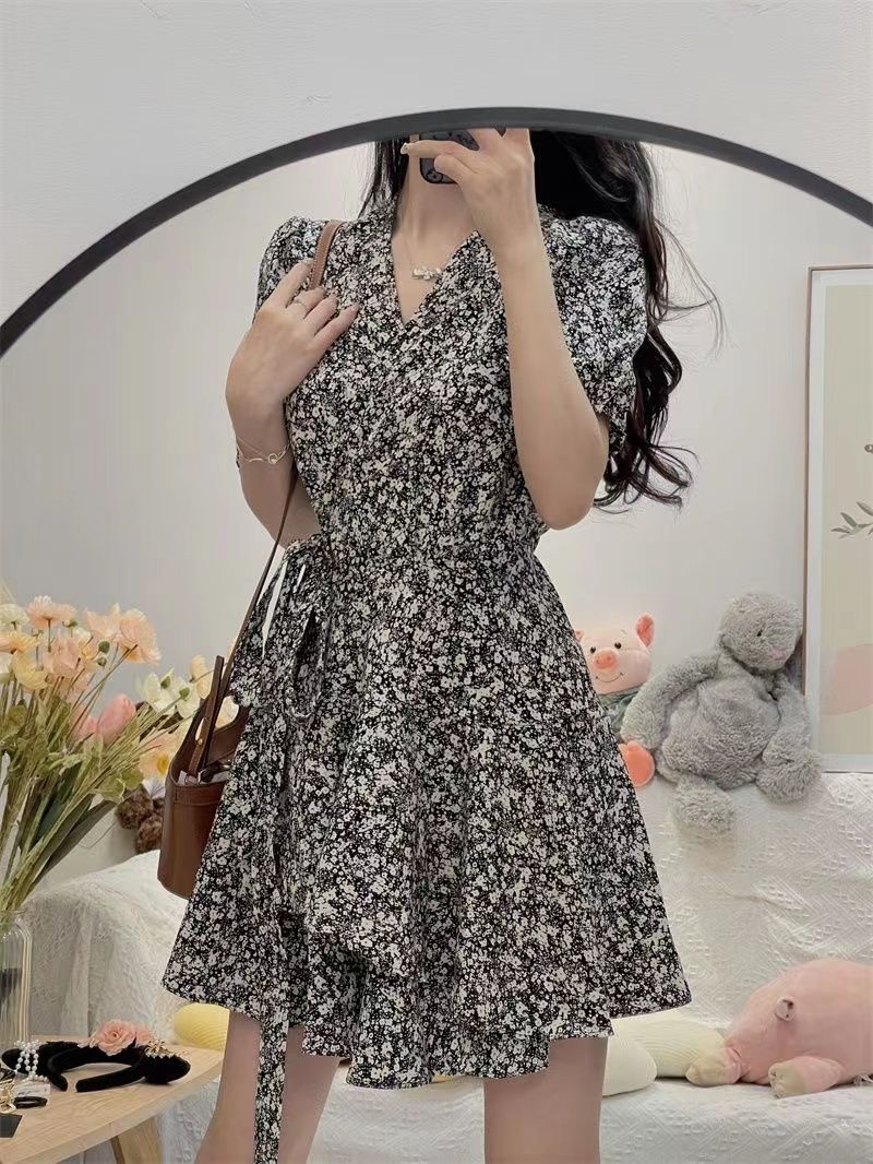Mała stokrotka Bodycon damskie – Wrap Dress Work recenzja i cena
