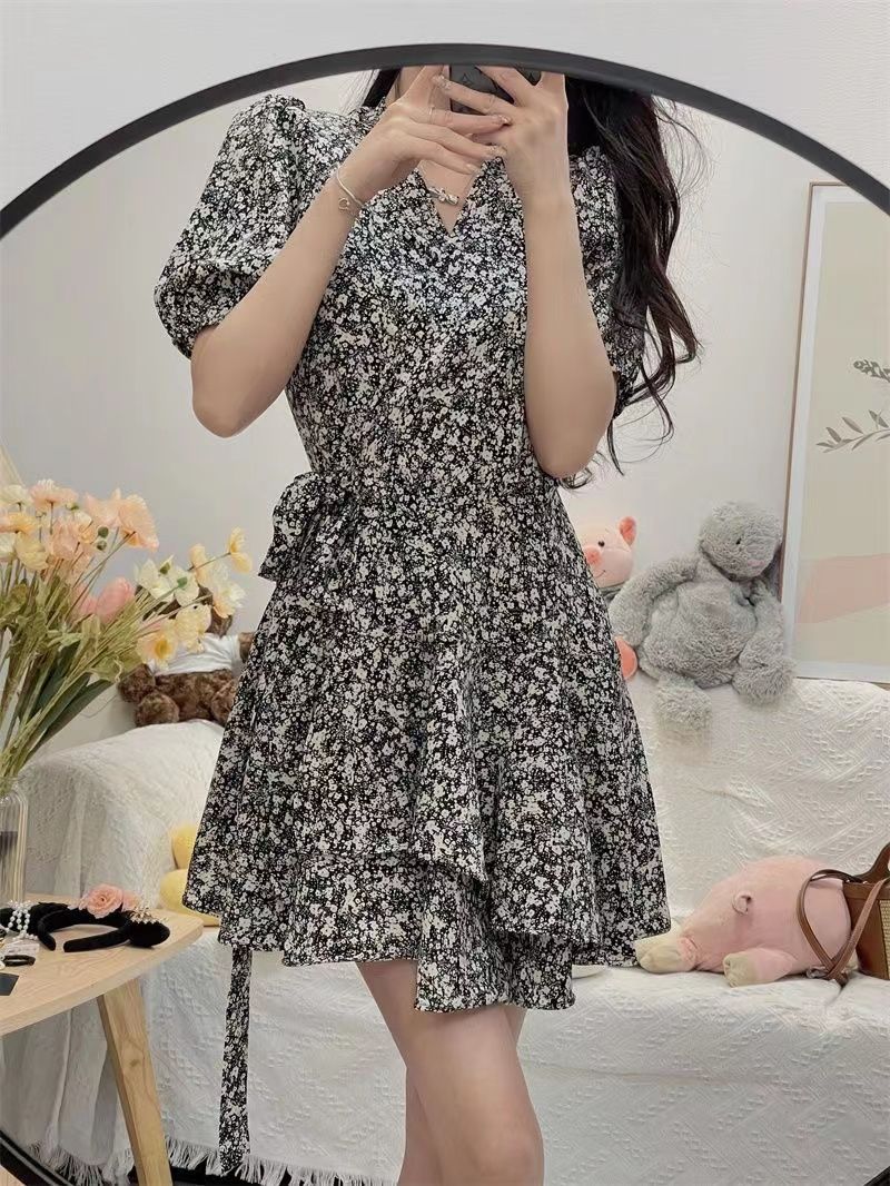 Mała stokrotka Bodycon damskie – Wrap Dress Work recenzja i cena