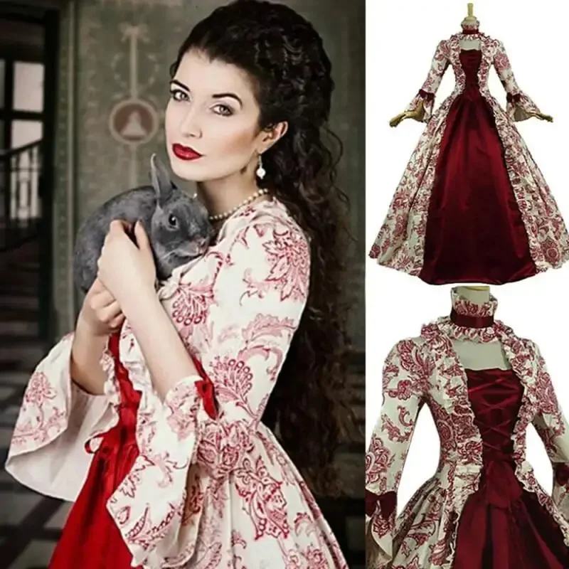 Sukienka gotycka z kwiatową ko – Women'S Gothic Formal Wear recenzja i cena