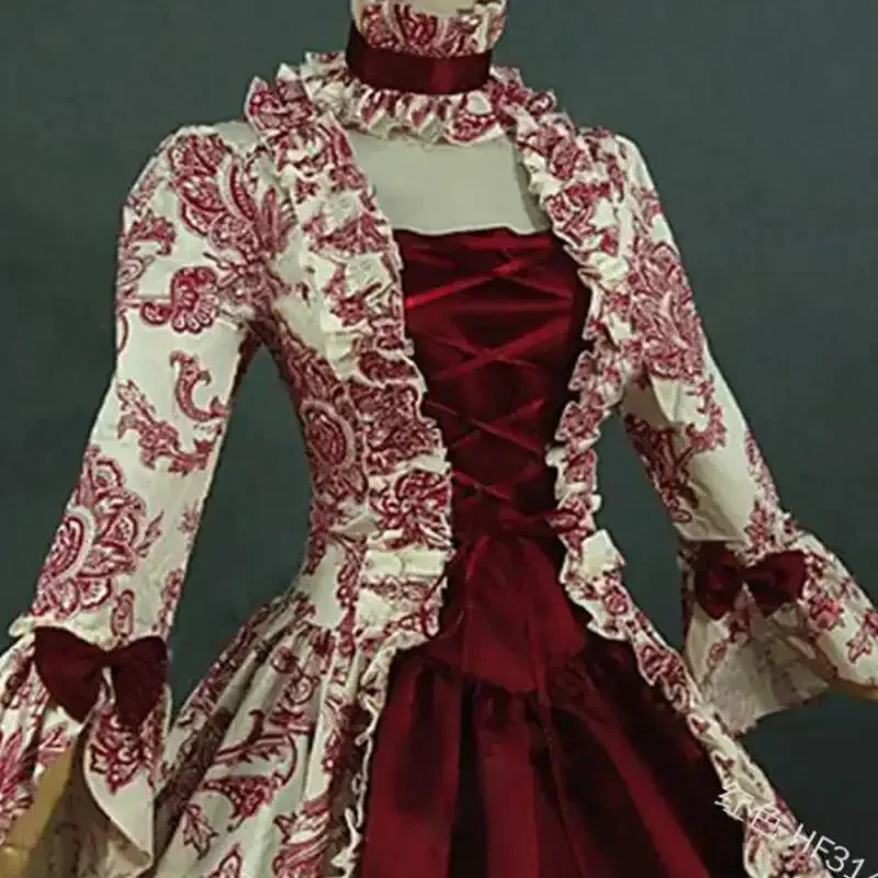 Sukienka gotycka z kwiatową ko – Women'S Gothic Formal Wear recenzja i cena