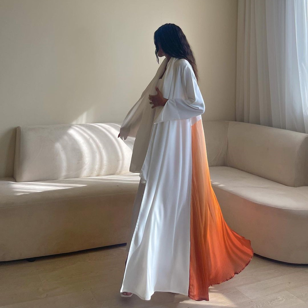 Muzułmańska damska plisowana a – Women Formal Wear Stitching recenzja i cena